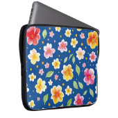 Bloemen Laptop Sleeve (Voorkant Rechts)