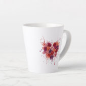 Bloemen Latte Mok (Rechterhoek)