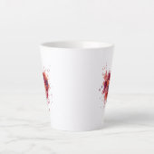 Bloemen Latte Mok (Voorkant)