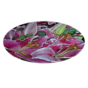 BLOEMEN/LAVENDEL-ROZE, ROZE EN GROENE KLEUREN/DAYL SNIJPLANK