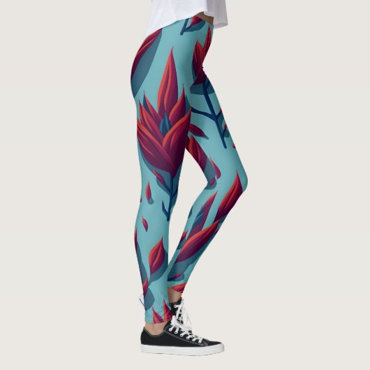 bloemen leggings (Rechts)
