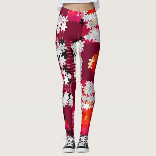 Bloemen Leggings (Voorkant)