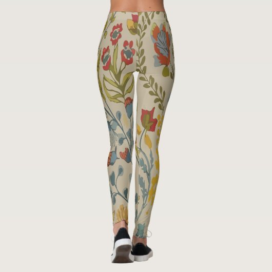 Bloemen Leggings (Achterkant)