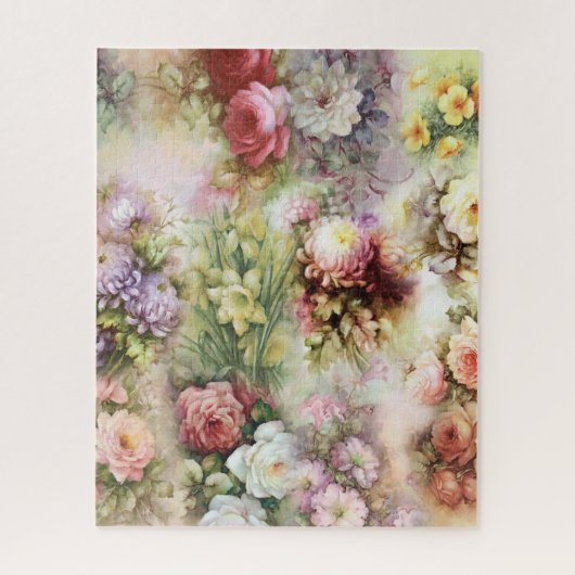  bloemen legpuzzel (Verticaal)