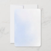 Bloemen  lente bruiloft RSVP (Achterkant)