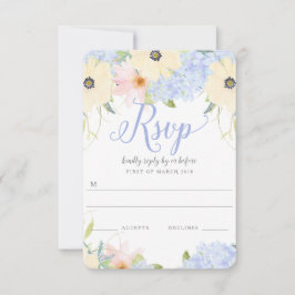 Bloemen  lente bruiloft RSVP