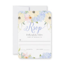 Bloemen  lente bruiloft RSVP