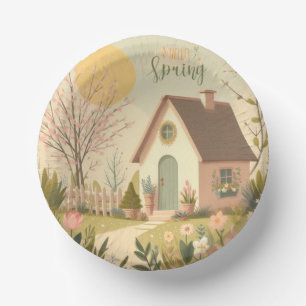 Bloemen/lente cottage papieren kommen