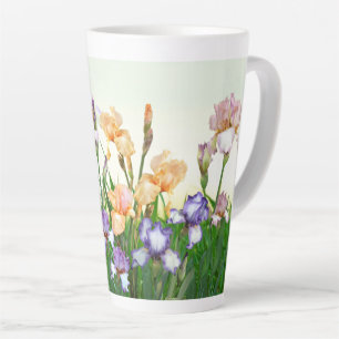  bloemen lente Irises Latte Mok