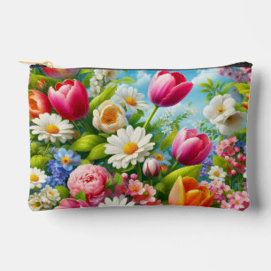 Bloemen/lente kunstwerk etui