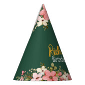 Bloemen Leuke Puppy Kids Verjaardag Feesthoedjes (Links)