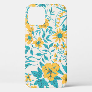  Bloemen: Liberty Motif Naadloos iPhone 12 Hoesje