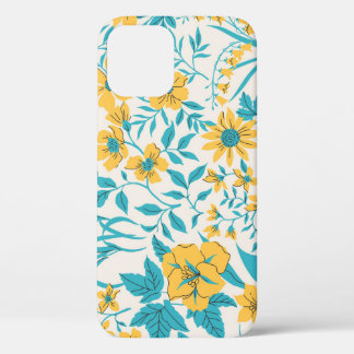 Bloemen: Liberty Motif Naadloos iPhone 12 Hoesje