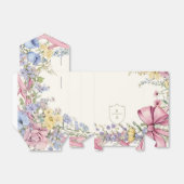 Bloemen lijst bruiloft Bedankdoosjes (Uitgevouwen)