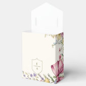 Bloemen lijst bruiloft Bedankdoosjes (Geopend)