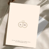 Bloemen Lijst Cream Islamitische bruiloft Monogra Kaart