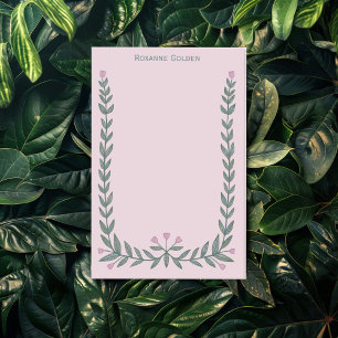 Bloemen Lijst CUSTOM NAME Notitieblok Post-it® Notes