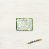 Bloemen | Lily van de Valley Zweden Post-it® Notes (Op bureau)