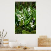 Bloemen | Lily van de Valley Zweden Poster (Keuken)