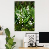 Bloemen | Lily van de Valley Zweden Poster (Thuiskantoor)