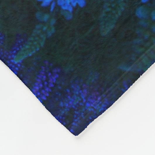 Bloemen | Lupines bloeien bij het Night Lake Tekap Fleece Deken (Hoek)