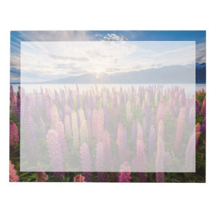 Bloemen   Lupines Nieuw-Zeeland Notitieblok