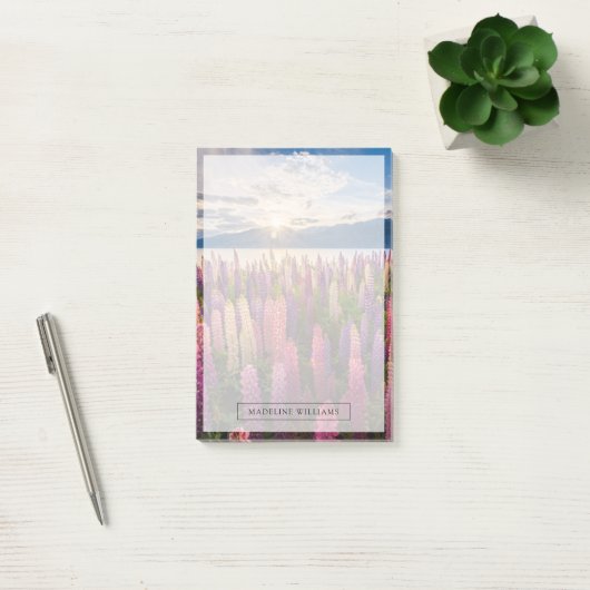 Bloemen | Lupines Nieuw-Zeeland Post-it® Notes (Kantoor)