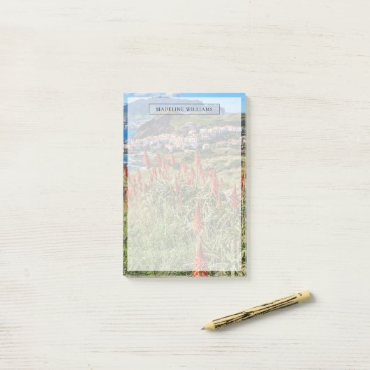 Bloemen | Madeira Post-it® Notes (Op bureau)