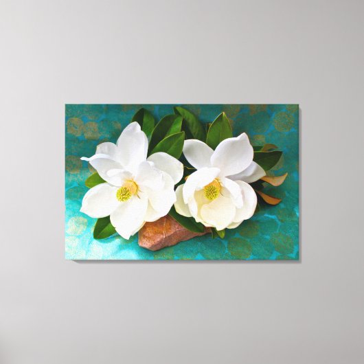 Bloemen | Magnolia Flower Canvas Afdruk (Voorkant)
