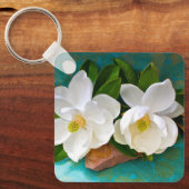 Bloemen | Magnolia Flower Sleutelhanger (Voorkant)