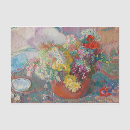 Bloemen, Magnus Enckell Tissuepapier (Voorkant)