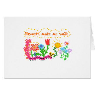 Bloemen maken me glimlachen T-shirts en cadeautjes