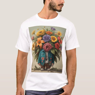 Bloemen man tshirt