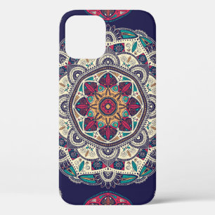 Bloemen Mandala: Sierlijk  Naadloos iPhone 12 Hoesje
