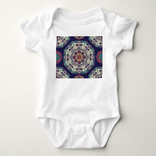 Bloemen Mandala: Sierlijk  Naadloos Romper