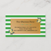 Bloemen Manicure Artiest Visitekaartje (Achterkant)