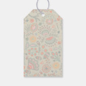 Bloemen Mason Jar Rustieke bruiloft Cadeaulabel (Achterkant)