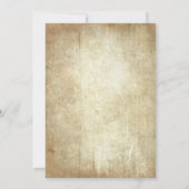 Bloemen Mason Jar rustieke bruiloft Kaart (Achterkant)