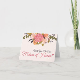Bloemen Matron van de Kaart van het Verzoek van de