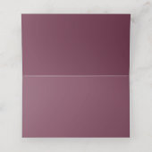Bloemen Mauve Blush Wit groen Elegante bruiloft (Binnenkant ongevouwen)