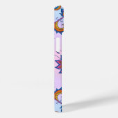 Bloemen Mehndi Art, Blauw Bliss Case-Mate iPhone Case (Achterkant / Rechts)