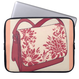  Bloemen Messenger Bag Design AI kunst Laptop Sleeve