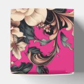 Bloemen met bladeren ontwerp van Rp Bedankdoosjes (Bovenkant)