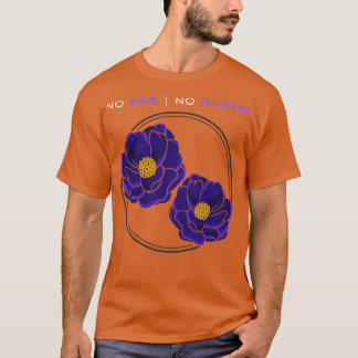 Bloemen met blauwe bloesems 1 t-shirt