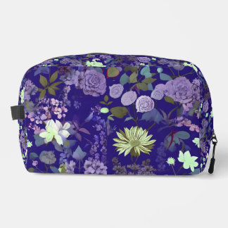 Bloemen met een elegante en fasc Print Cut Sew Bag Toilettasje