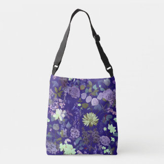 Bloemen met een elegante en fascinerende sfeer crossbody tas