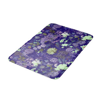 Bloemen met een elegante en mysterieuze sfeer badmat