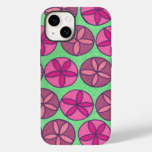 Bloemen met een preppy uitstraling Case-Mate iPhone 14 hoesje