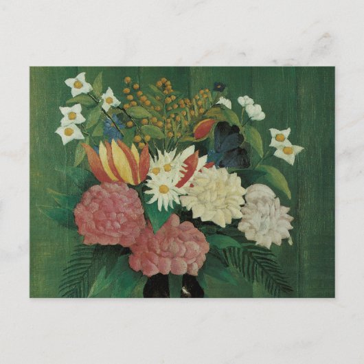 Bloemen met Ivy van Henri Rousseau, Floral Briefkaart (Voorkant)