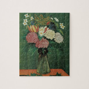 Bloemen met Ivy van Henri Rousseau,  Floral Legpuzzel
